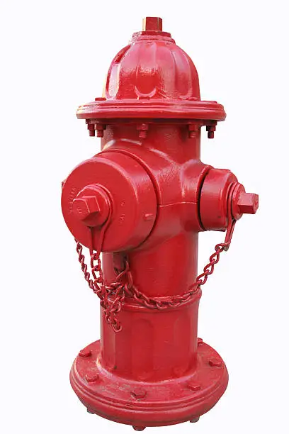 Isolated picture of a fire hydrant in an american city