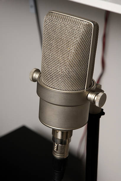 Professional Studio Microphone stock photo