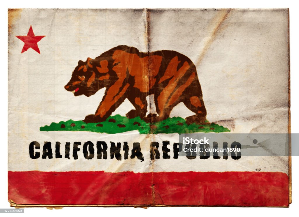 (XXL) bandera de California - Foto de stock de Póster libre de derechos