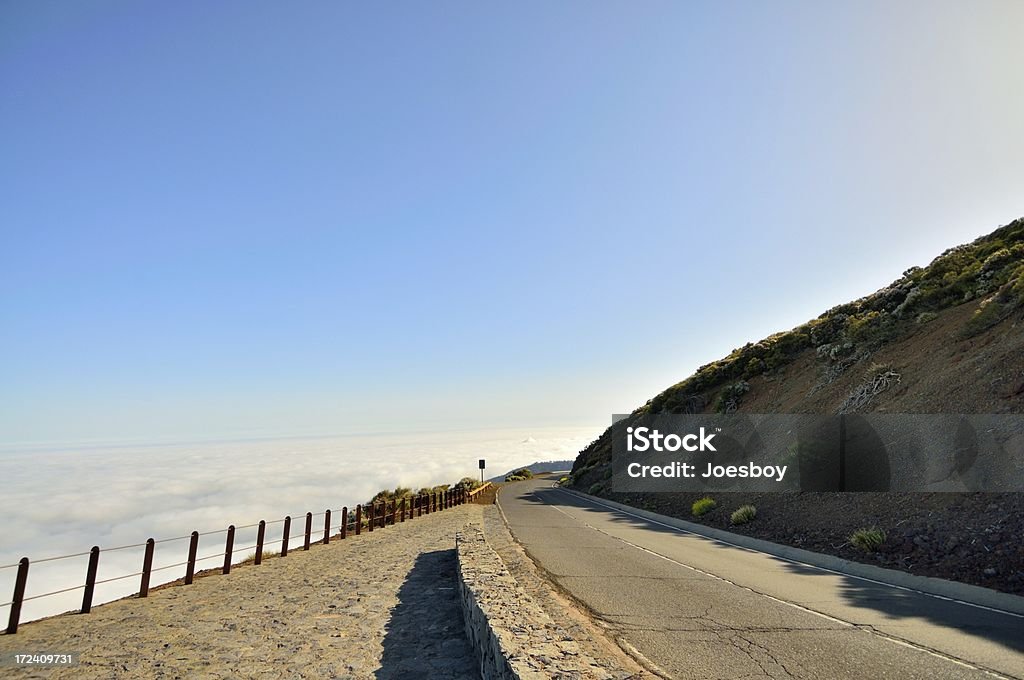 Teneriffa Mountain Road - Lizenzfrei Ansicht aus erhöhter Perspektive Stock-Foto