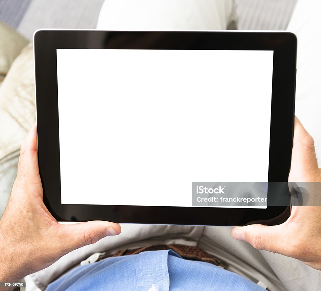 Tablette numérique avec écran vide - Photo de Adulte libre de droits