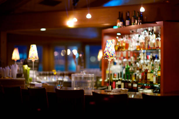 istock Upscale bar in fancy seafood restaurant 172409907