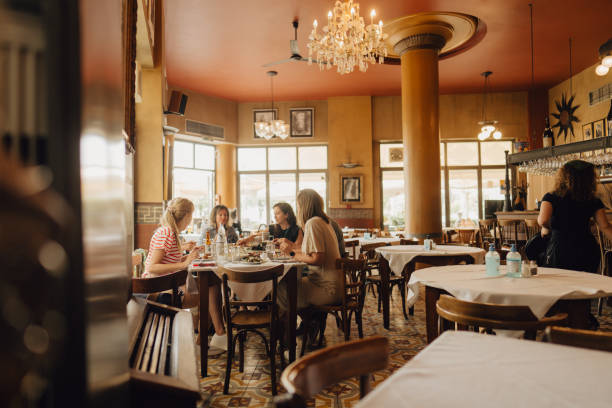 istock Female friends on a brunch in a restaurant 1724101082