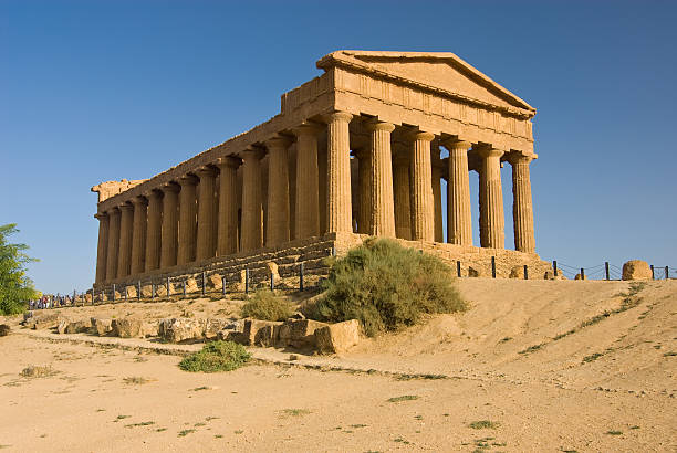 Temple of Concordia stock photo