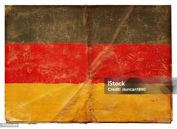Bandiera Della Germania Xxl - Fotografie stock e altre immagini di Antico - Vecchio stile - Antico - Vecchio stile, Bandiera, Bandiera della Germania