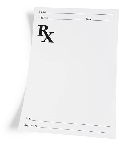 Prescription Prescription isolated on white rx stock pictures, royalty-free photos & images