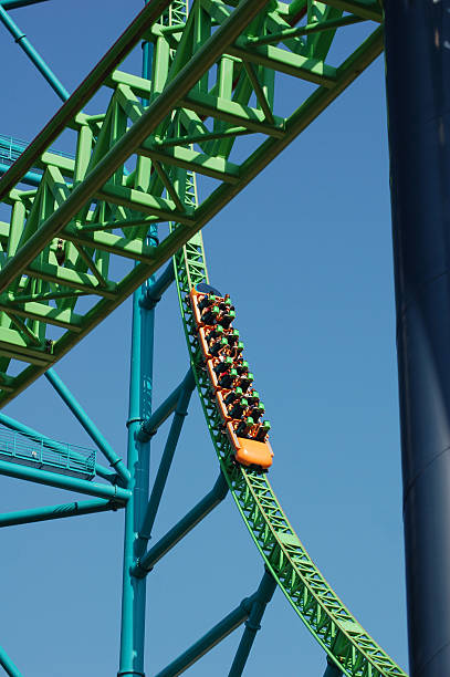 Roller Coaster Ride stock photo