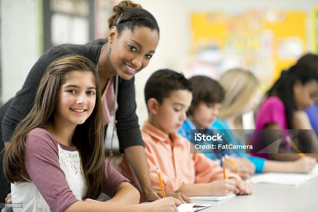 Vielfältige Elementary Class - Lizenzfrei 14-15 Jahre Stock-Foto