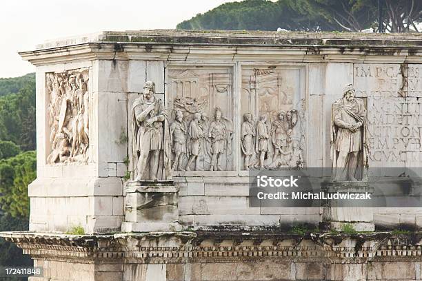 Photo libre de droit de Larche De Constantin banque d'images et plus d'images libres de droit de Arc de Triomphe - Arc de Triomphe, Rome - Italie, Antiquité romaine