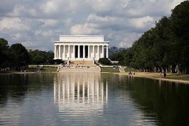 Lincoln Memorial in the reflecting pool