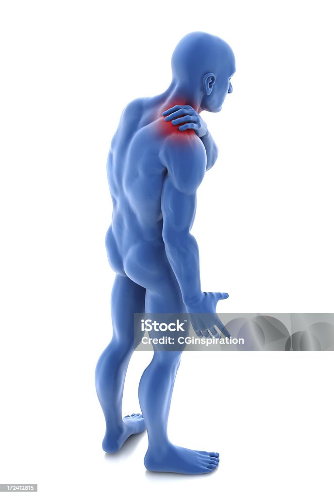肩の痛み - 3Dのロイヤリティフリーストックフォト