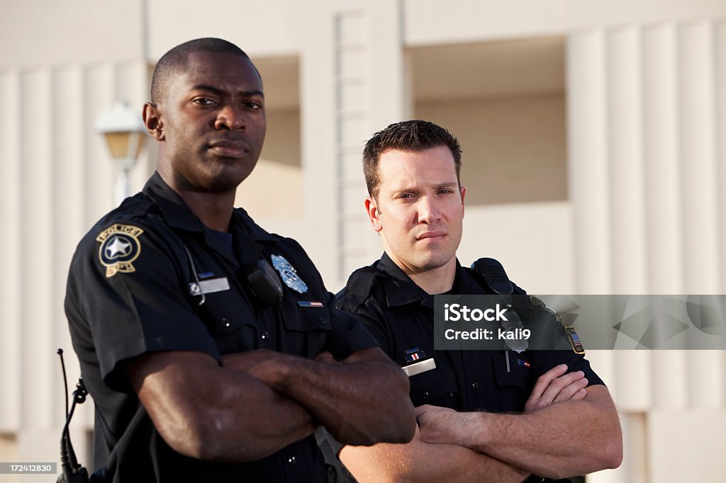 Agentes de policías - Foto de stock de Cuerpo de policía libre de derechos