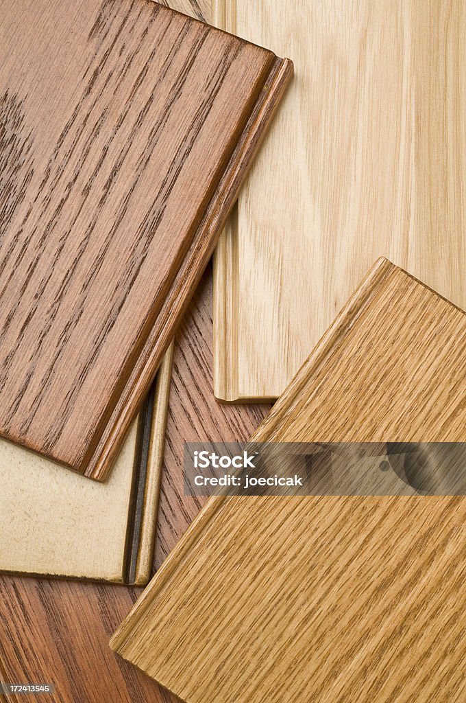 Wood Samples Variety of wood samples for home decorationg. Architectural Feature Stock Photo