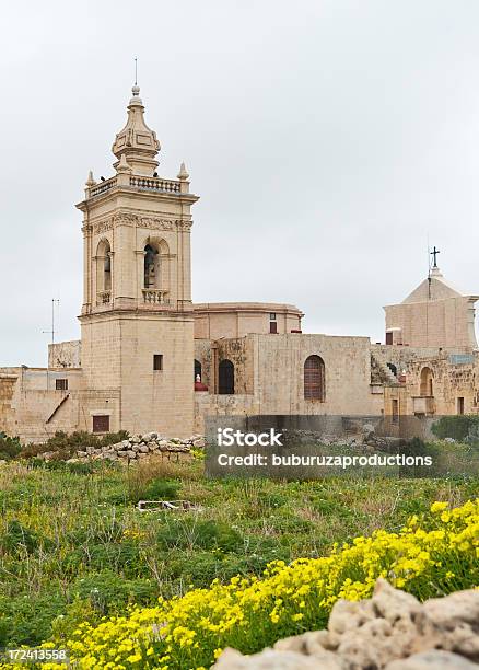 Campanile Di Gozo - Fotografie stock e altre immagini di Architettura - Architettura, Calcare, Campana