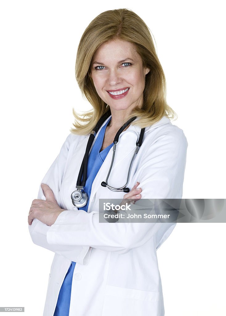 Medico femminile maturo - Foto stock royalty-free di 45-49 anni