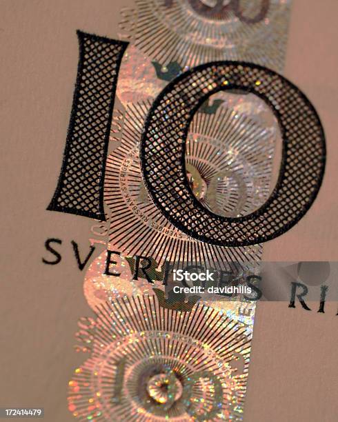 Closeup Of 100 Krona Bill Showing The Holographic Stripmore Money Related Pictures Hereurl Mylightboxcontentsphplightboxid6238467 Tblankimghttp Img14imageshackus Img14 2087 Img1333moneyjpg Img Url - Fotografias de stock e mais imagens de Número 10