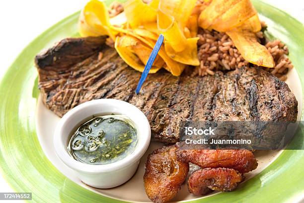 Lateinamerikanischer Art Gegrilltes Steak Stockfoto und mehr Bilder von Nicaragua - Nicaragua, Bohne, Chimichurri