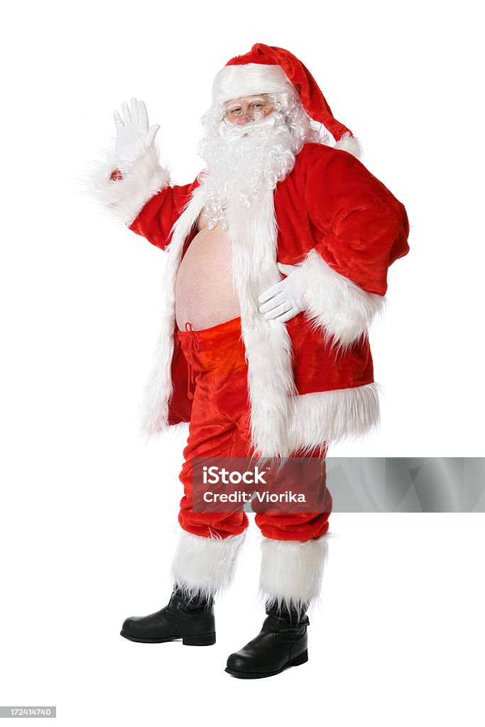 Santa potrzeby dietetyczne - Zbiór zdjęć royalty-free (Białe tło)