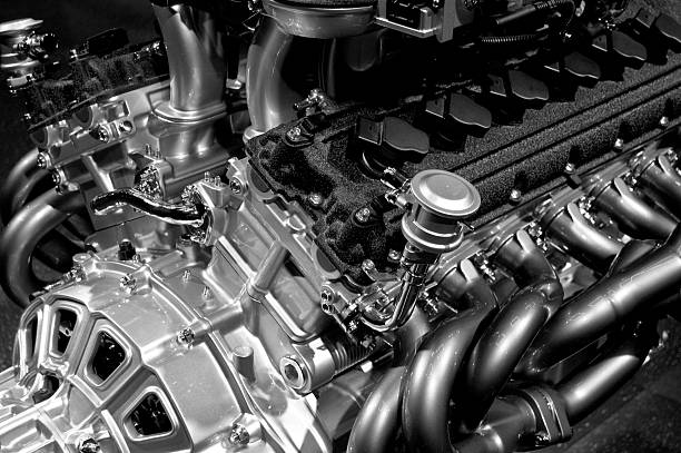 High Performance Engine stock photo