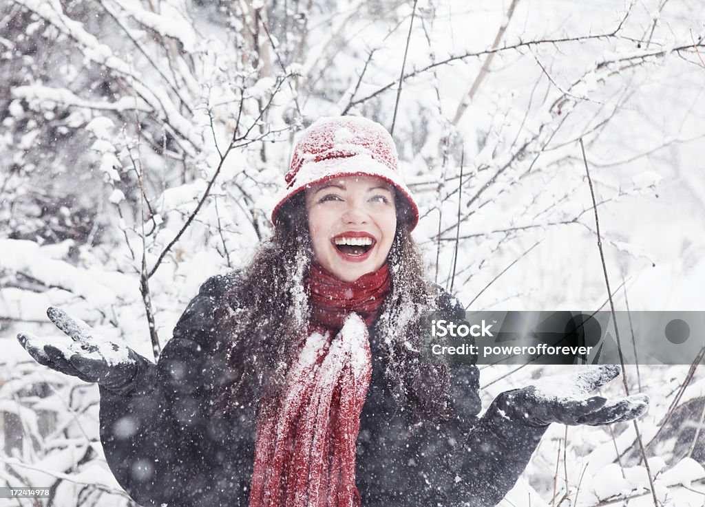 Jovem mulher ao ar livre no Inverno - Royalty-free 20-29 Anos Foto de stock