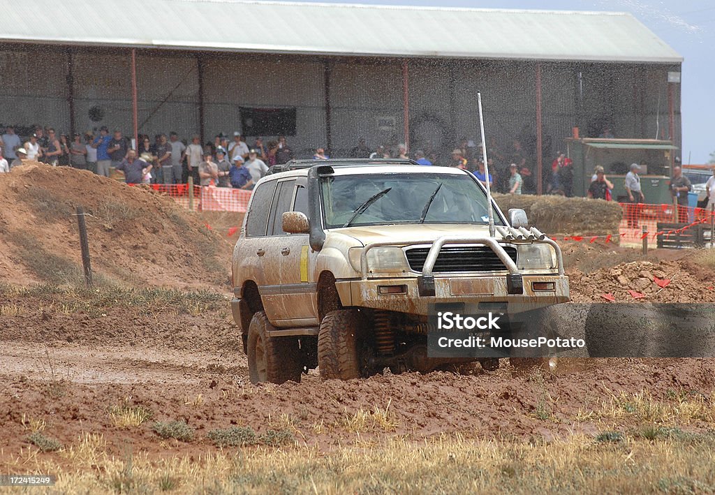 Grande 4 x 4, toyota landcruiser Serie 100 - Foto stock royalty-free di Fuoristrada