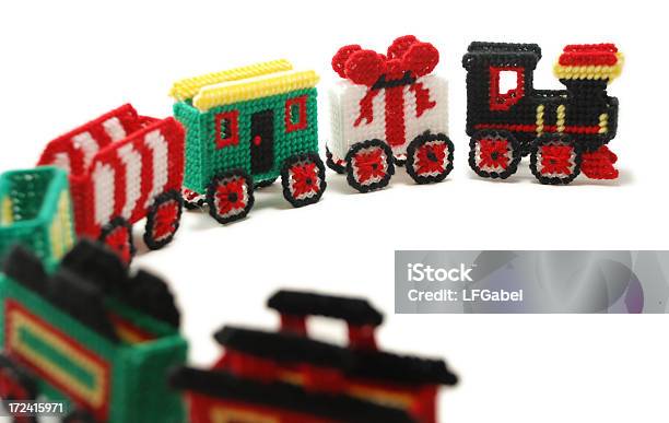 Needlework Train Stock Photo - Download Image Now - Art And Craft, Black Color, Caboose