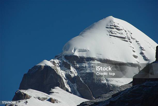 Monte Kailash Gang Rinpoche Tibet - Fotografie stock e altre immagini di Inverno - Inverno, Kenia, Monte Kailash