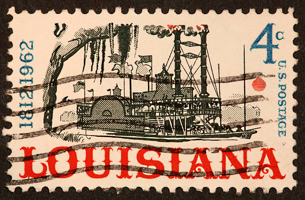 istock Louisiana riverboat stamp 172416247