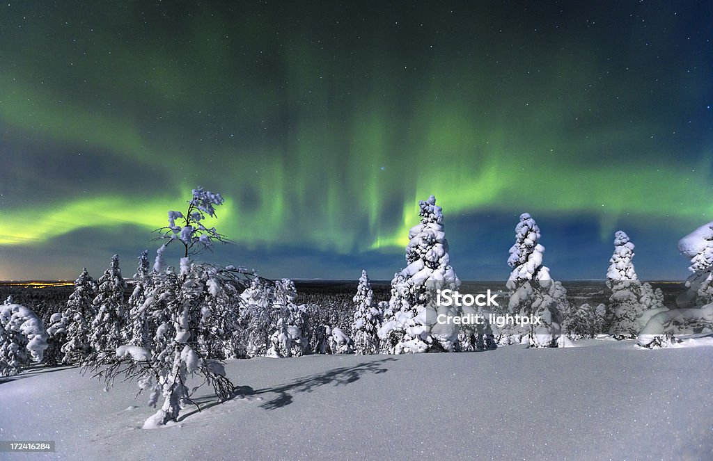 Aurora boreal - Foto de stock de Aurora boreal royalty-free