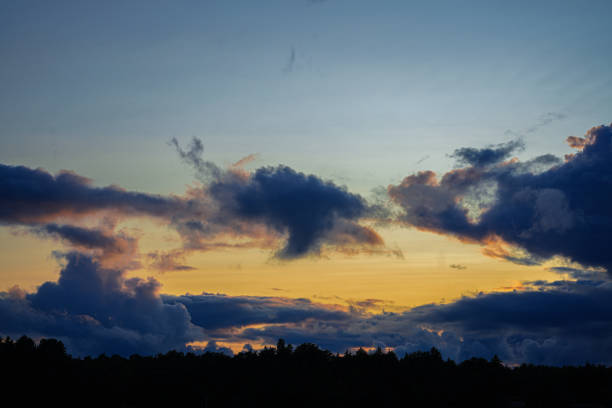 istock Sunset Colors Crown Forest Roof 1724163187