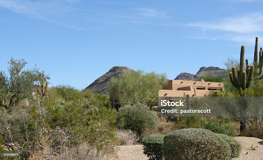 Saguaro casa - Foto de stock de Santa Fé royalty-free