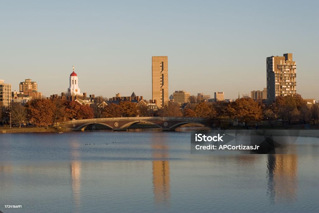 Charles River bei Sonnenuntergang - Lizenzfrei Architektur Stock-Foto