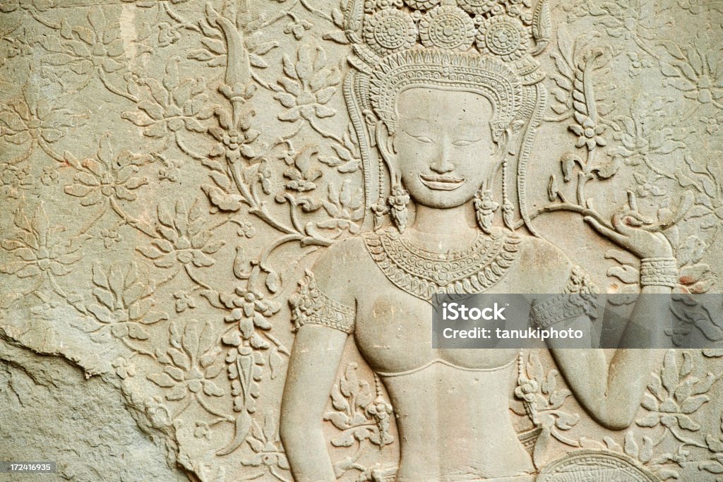 Apsara Dançarinos - Royalty-free Angkor Foto de stock