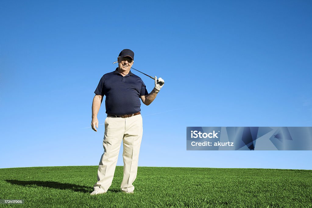 Uomo anziano serie da Golf - Foto stock royalty-free di 60-64 anni