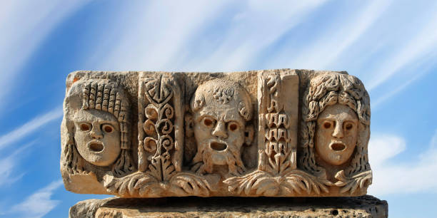 istock Bas-relief in the Myra ancient city. Turkey. Antalya Province. 1724172537