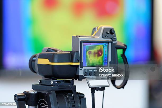 Thermal Imaging And Camera Stock Photo - Download Image Now - Thermal Image, Camera - Photographic Equipment, Construction Industry
