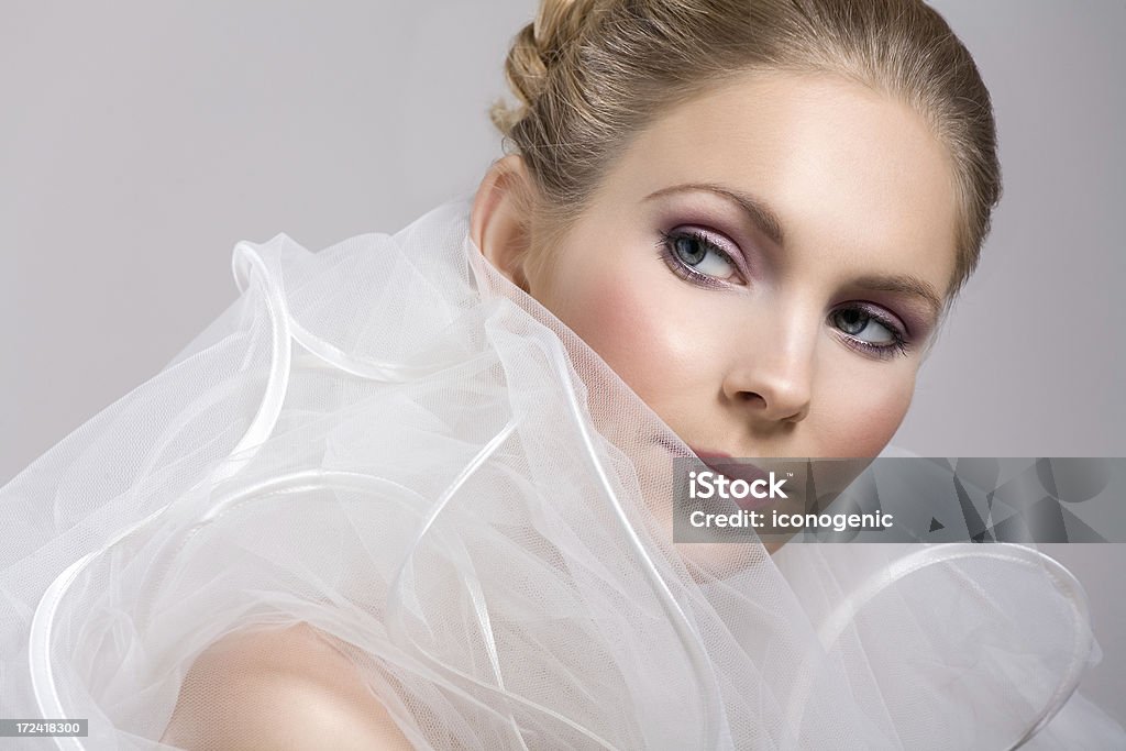 Bridal Beauty Portrait of a beautiful bride. Bride Stock Photo