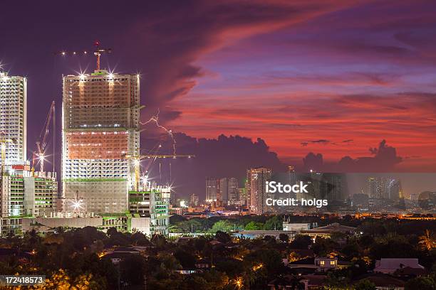 Crepúsculo En Manila Filipinas Foto de stock y más banco de imágenes de Manila - Filipinas - Manila - Filipinas, Aire libre, Anochecer