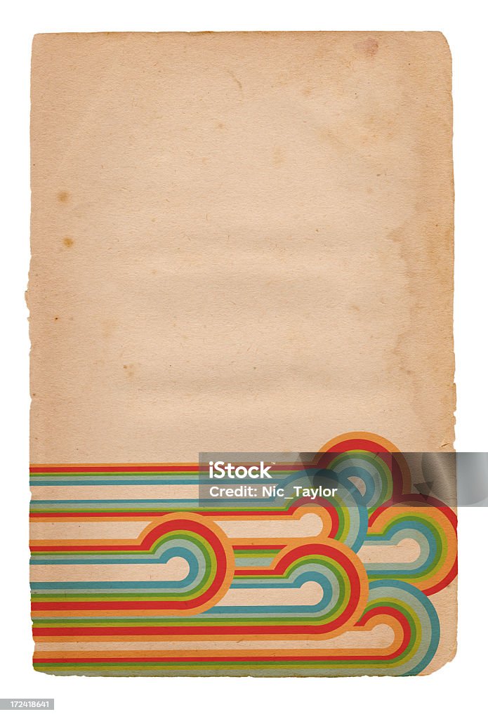 Retro Papier XXXL - Lizenzfrei Abstrakt Stock-Foto