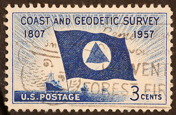 istock Geodetic Survery stamp 172418784