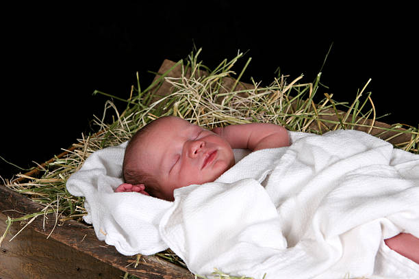 For Unto Us a Child is Born stock photo