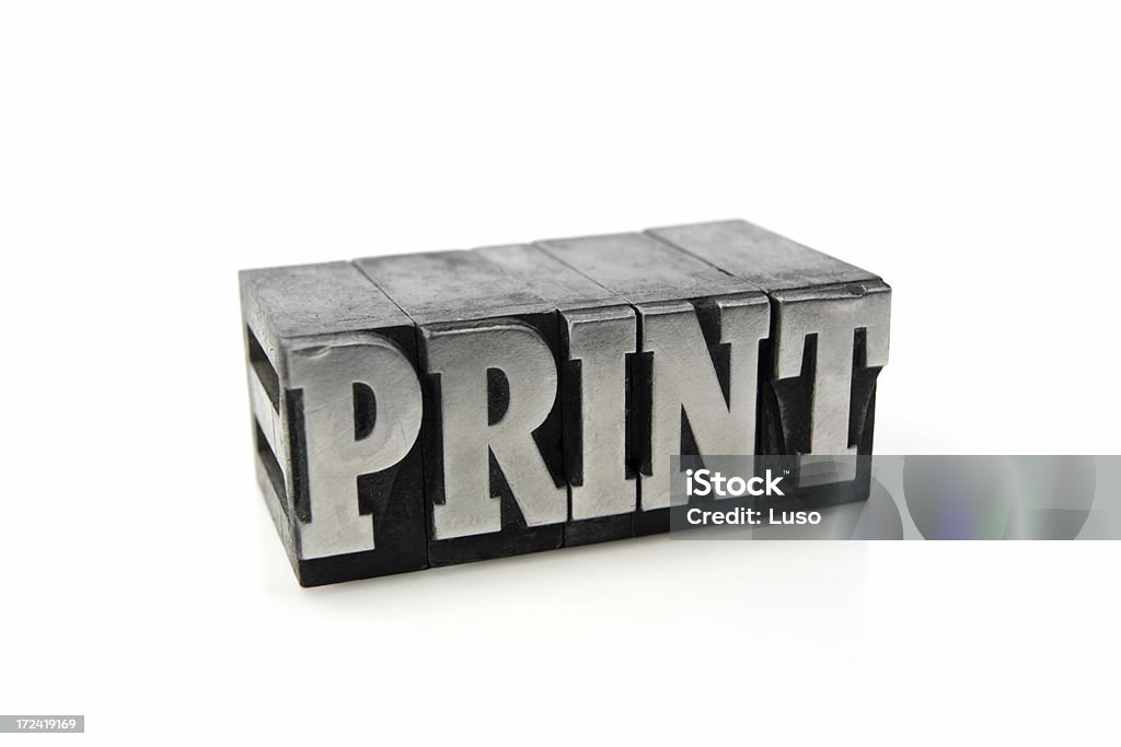 Impressão Texto Impresso - Royalty-free Arte Foto de stock