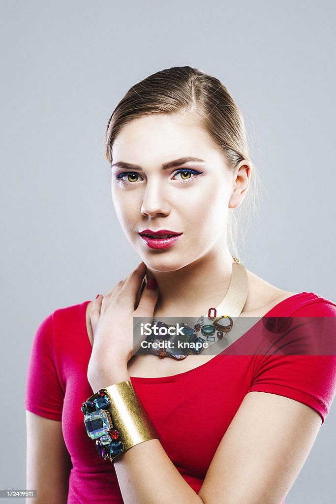 Bela jovem elegante Mulher - Royalty-free 20-24 Anos Foto de stock