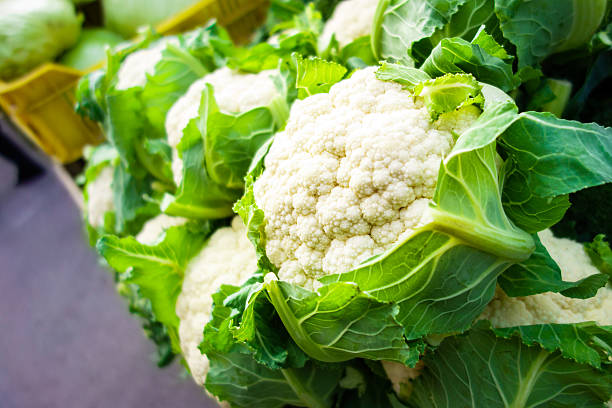 istock Fresh cauliflower on marketplace 172419552