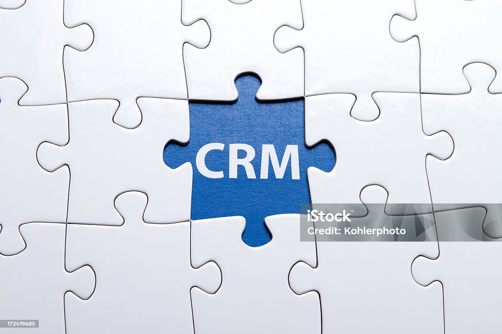 CRM Puzzle - Photo de Affaires libre de droits