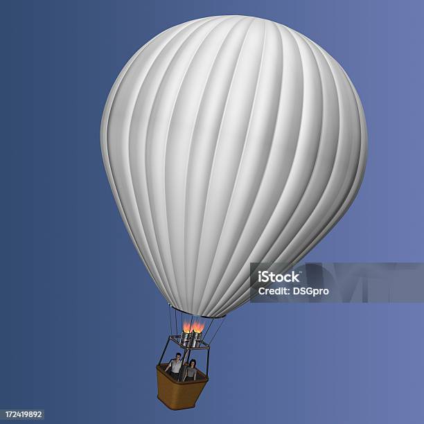 Heißluftballon Stockfoto und mehr Bilder von Heißluftballon - Heißluftballon, Dreidimensional, Freisteller – Neutraler Hintergrund