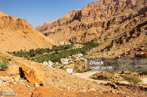 Road To Wadi Tiwi Stock Photo - Download Image Now - Arabia, Canyon, Desert Area