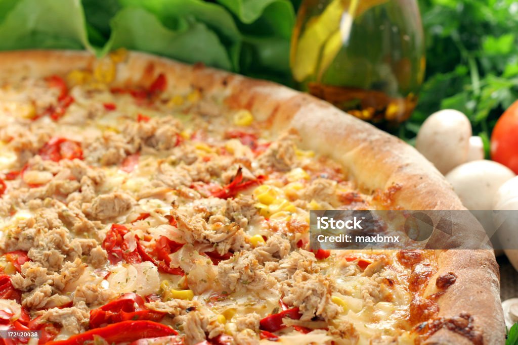 Pizza - Royalty-free Atum - Peixe Foto de stock