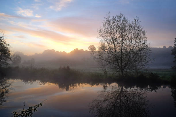 istock A misty River Wey, on a cold autumnal morning, Guildford, Surrey, UK 1724208699