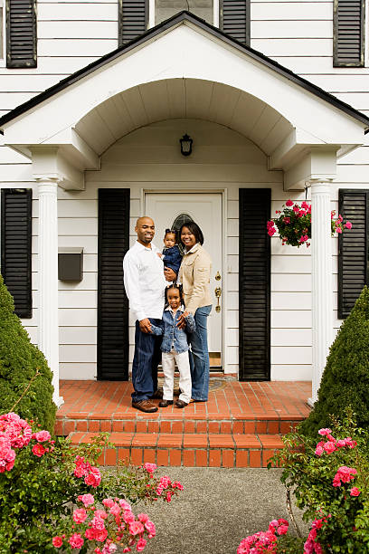 istock Family on Front Porch 172420939